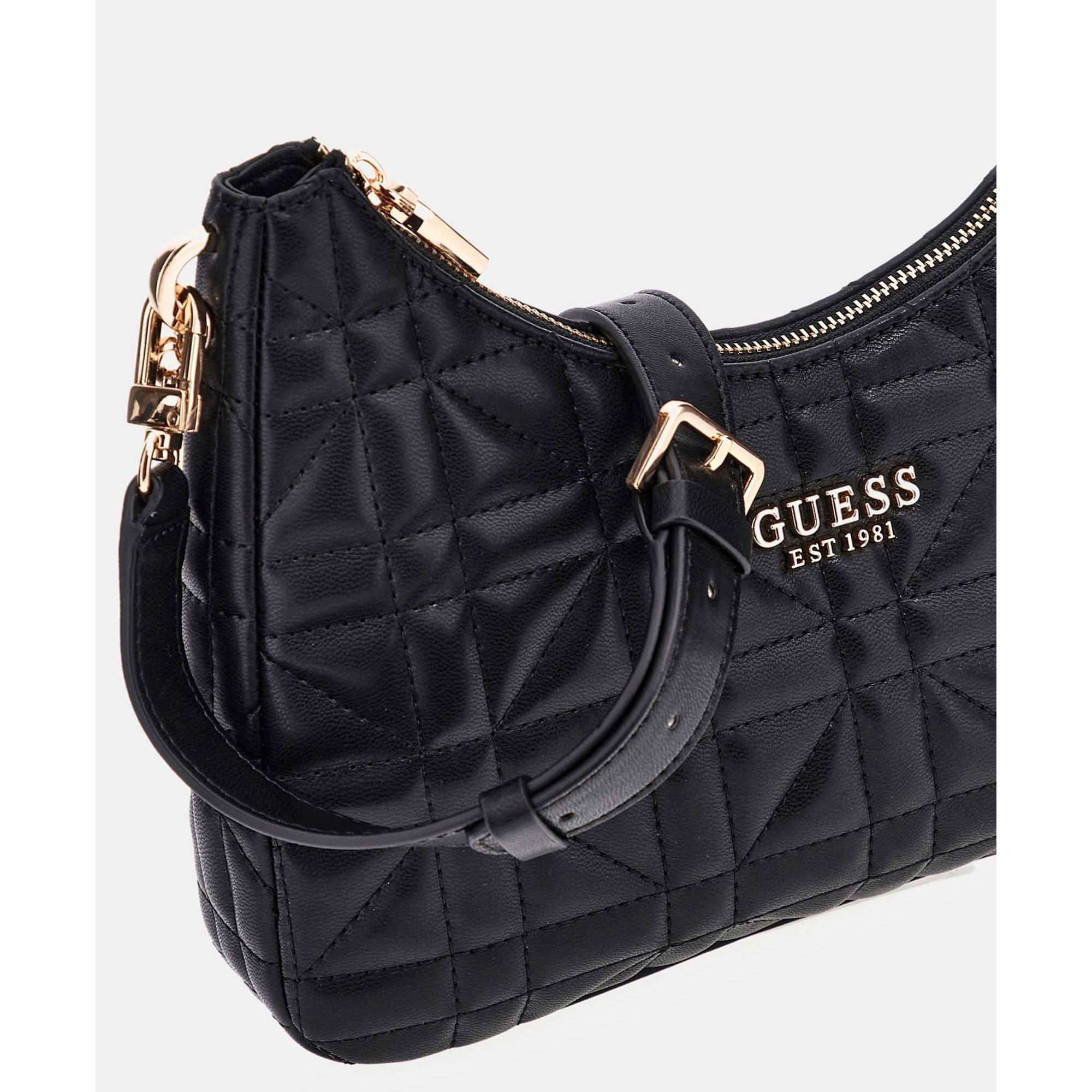 Sac porté épaule zippé Guess Assia matelassé HWQG8499180