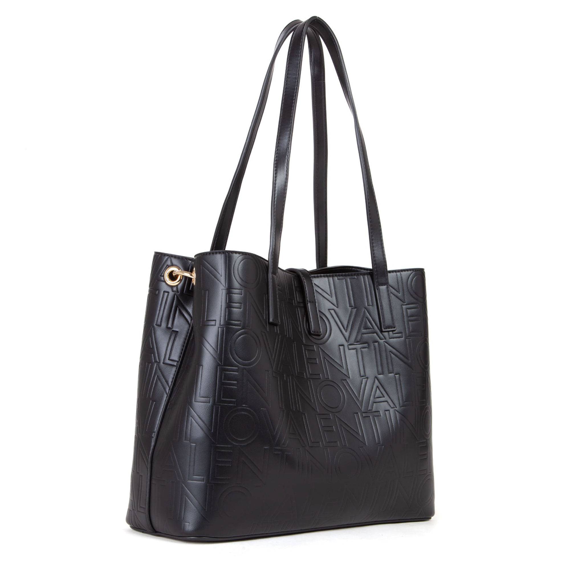 Sac porté épaule Valentino Bags  Lio Re VBS8AD01 001 couleur noir, vue de dos