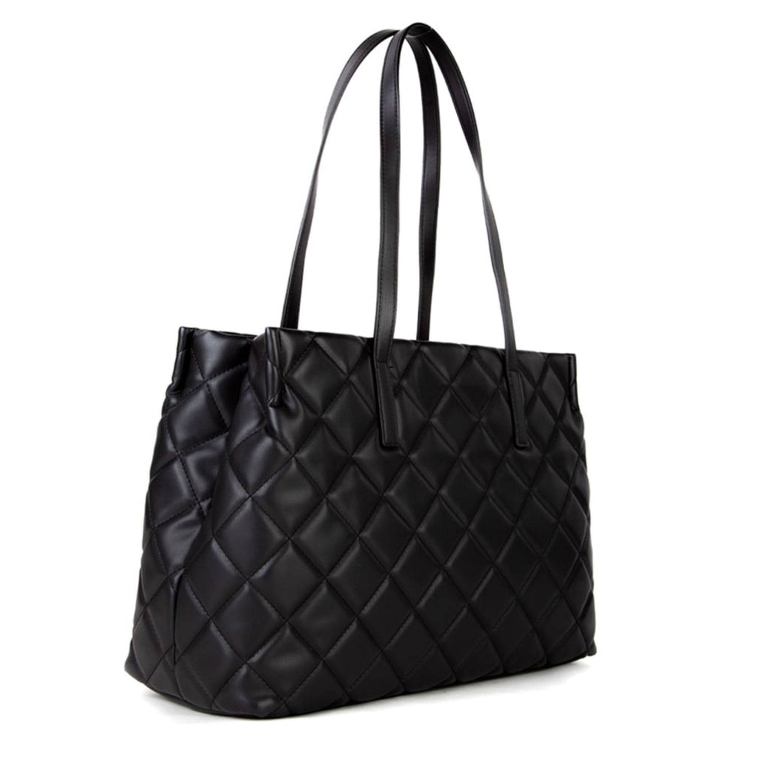 Sac cabas matelassé Valentino Bags Ocarina VBS3KK10R 001, couleur noir, vue de dos