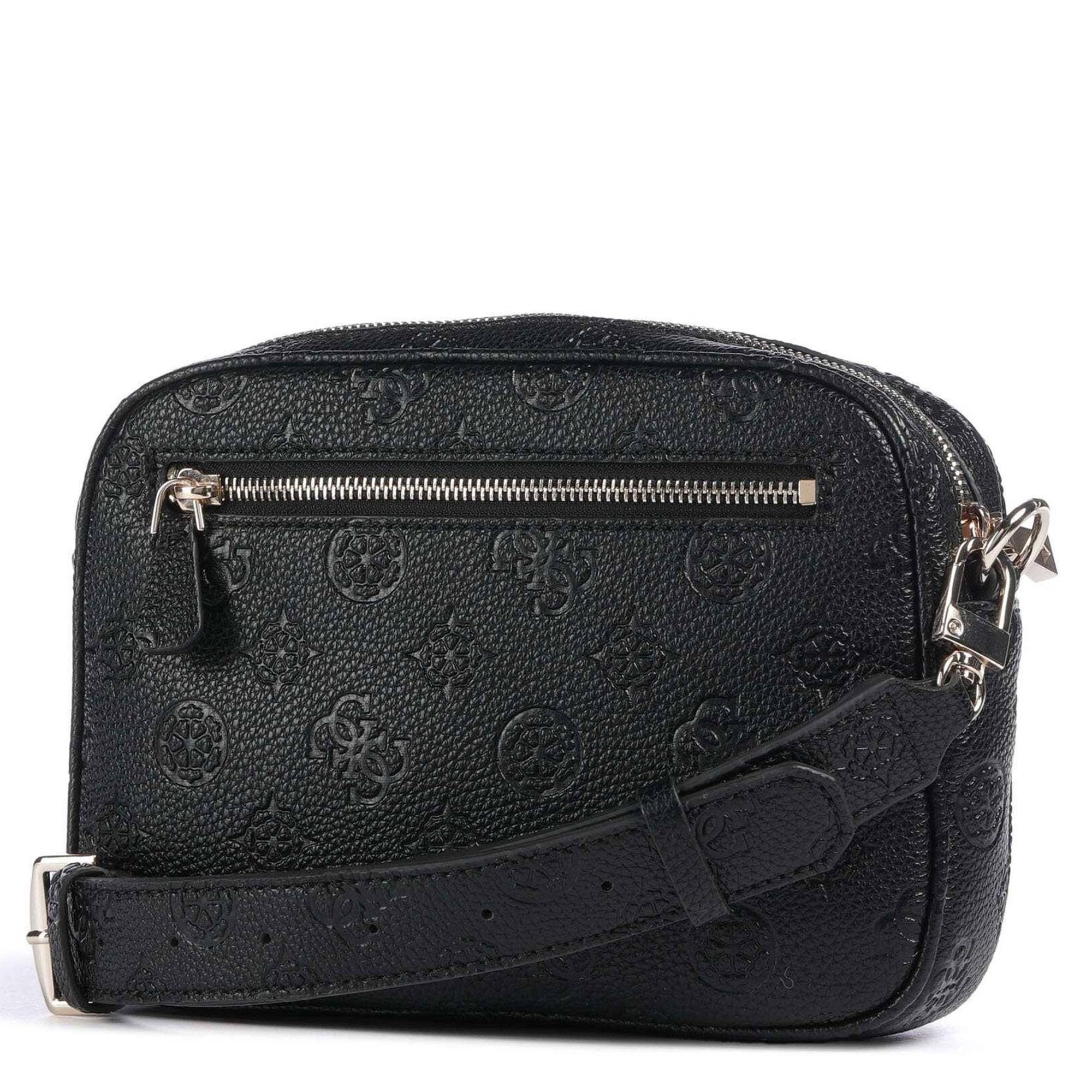 Sac bandoulière logo 4 G Guess  Vikky HWPG9318140 BLO couleur noir, vue de dos