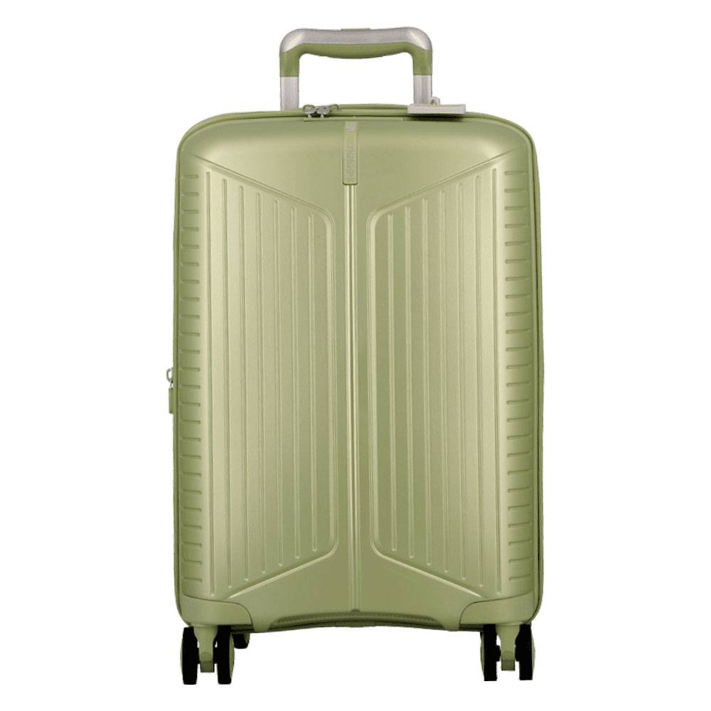 Valise cabine Jump Évaé 4 roues Extensible 32/41 L EV20VERTcouleur vert, vue de  face