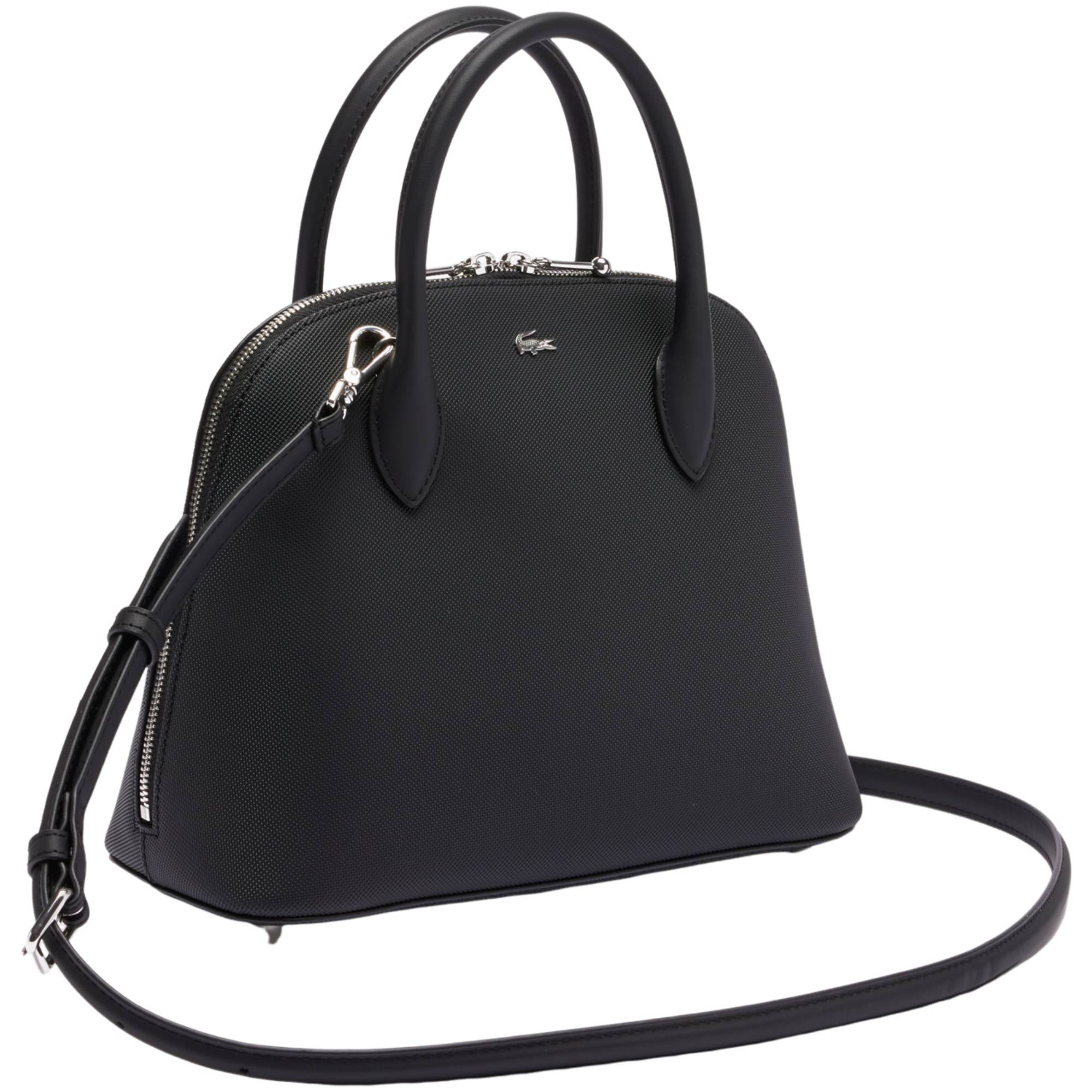 Sac bugatti référence NF4762DZ Lacoste couleur noir vue de profil