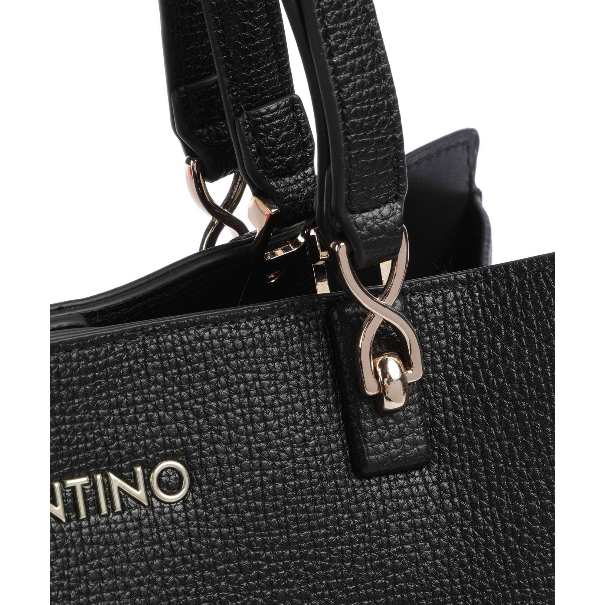 Sac shopping Valentino Bags Stereo VBS8GV01 001, couleur noir, vue de près