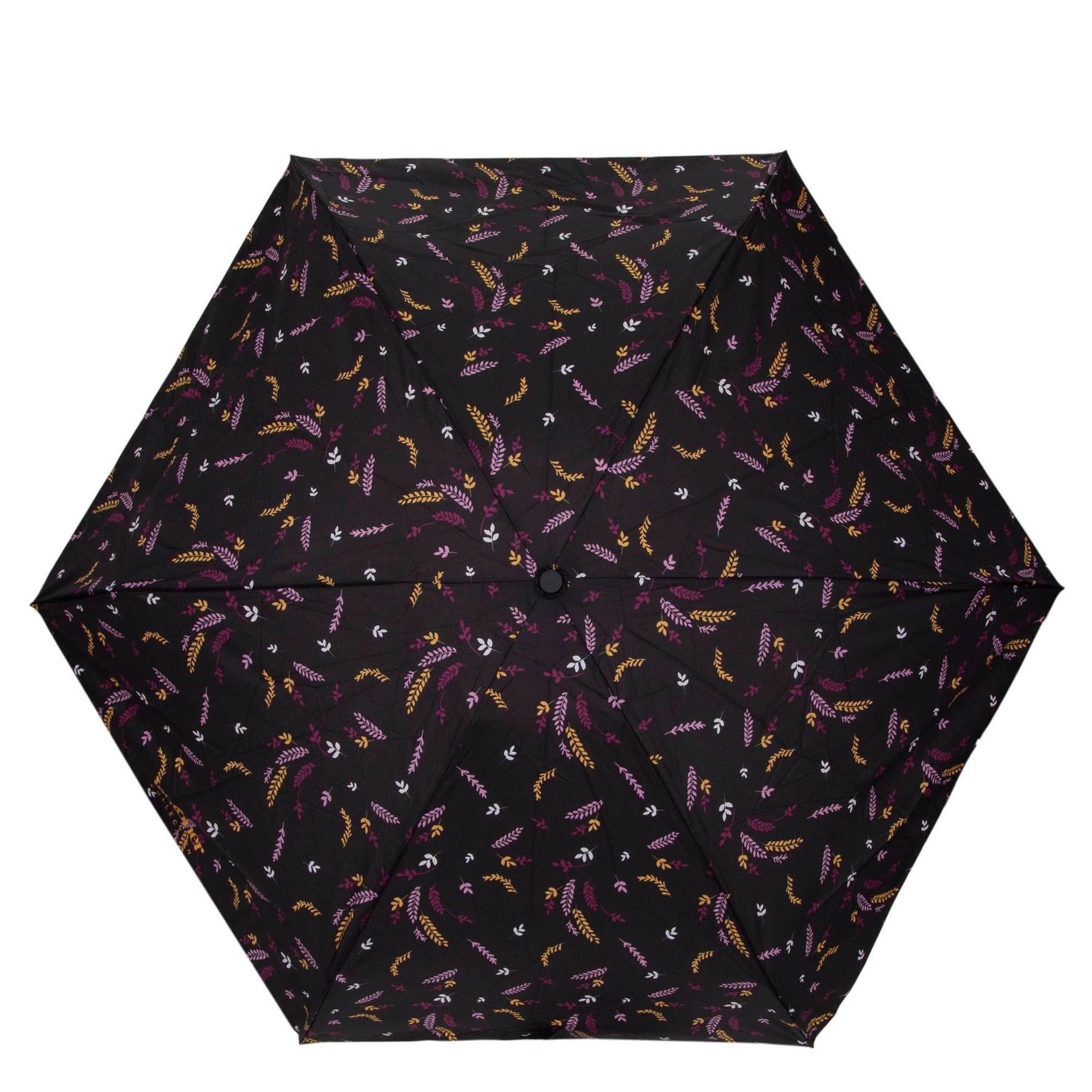 Parapluie manuel Ultra Déperlant Isotoner 09189 EDB couleur épis de blé vue de dos