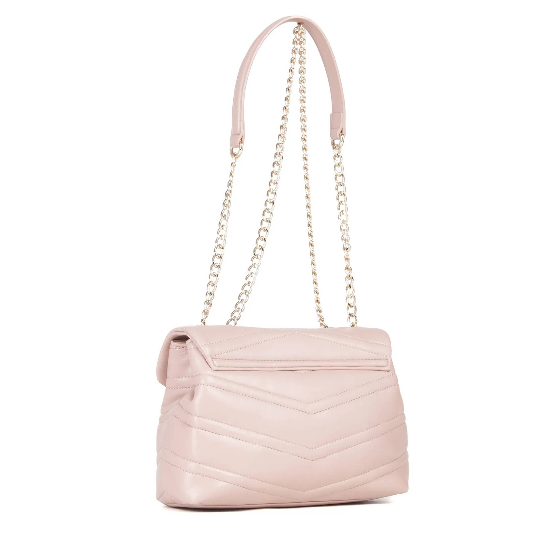 Sac porté épaule à rabat Valentino Bags Privilège VBS8DN1024030 Rose clair dos