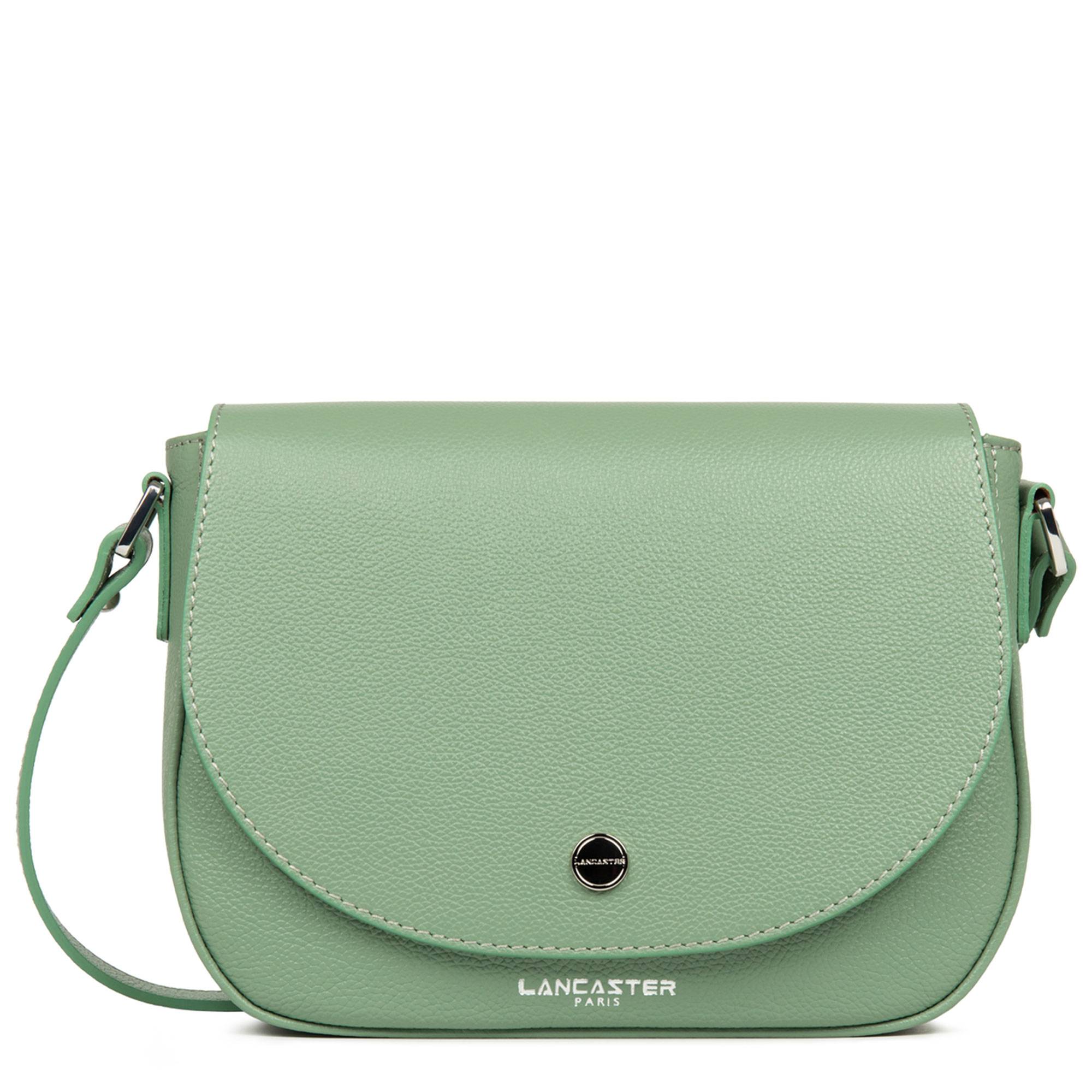 Sac trotteur à rabat Lancaster Firenze 480-009 JA/AN couleur Jade antic, vue de face