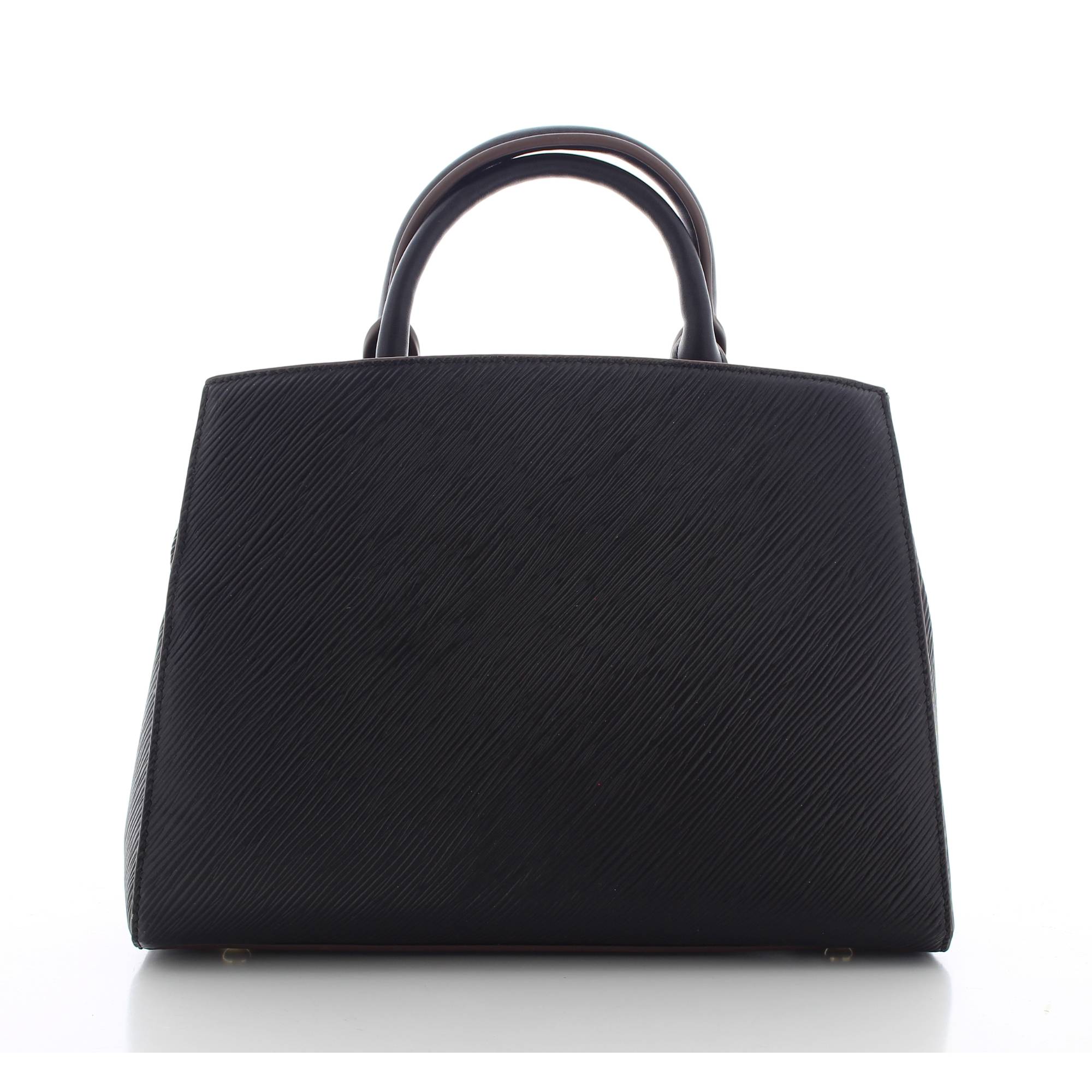 Sac shopping Valentino Bags porté main - travers Posillipo VBS8FU04 001 couleur noir, vue de dos