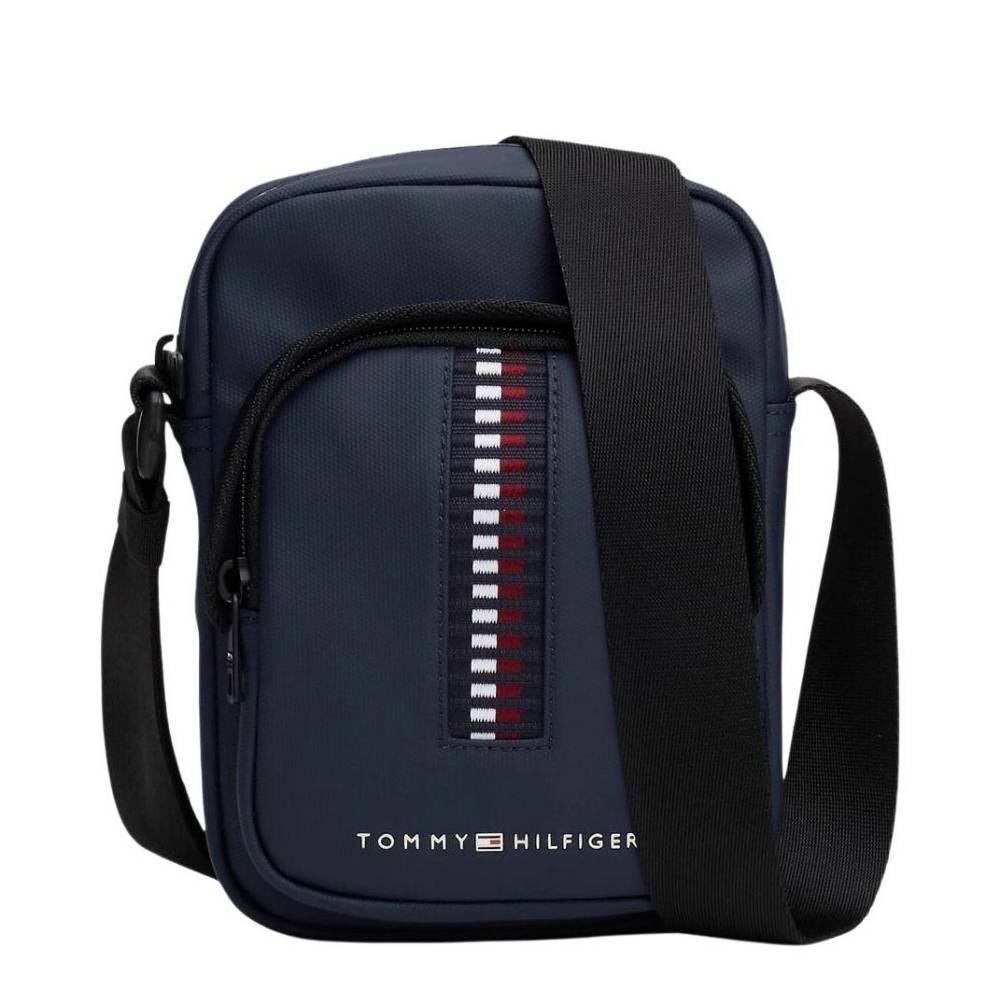 Sac reporter tissé Tommy Hilfiger Corporate AM0AM12727 DW6 Bleu marine