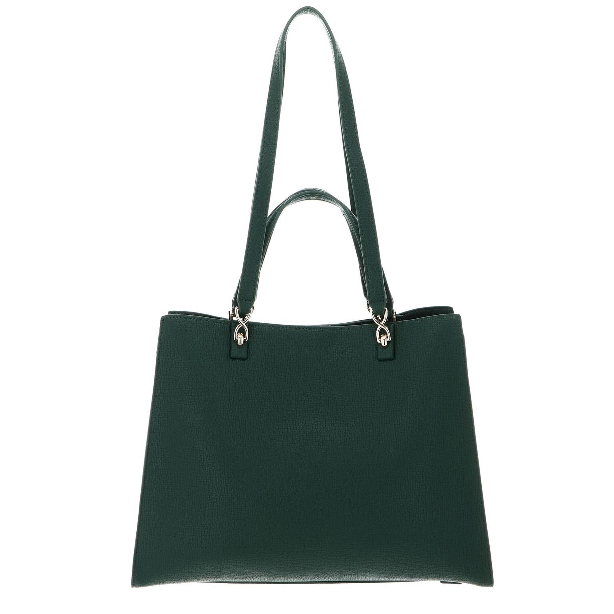 Sac shopping Valentino Bags Stereo VBS8GV01 p71 couleurt vert, vue de dos