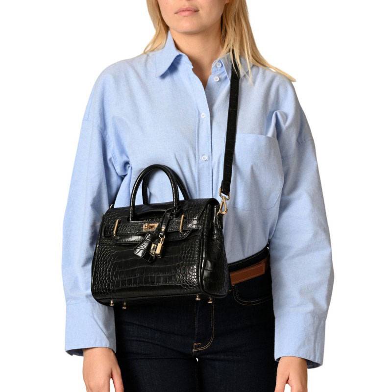 Mini sac porte main Mac Douglas Pyla Meryl croco