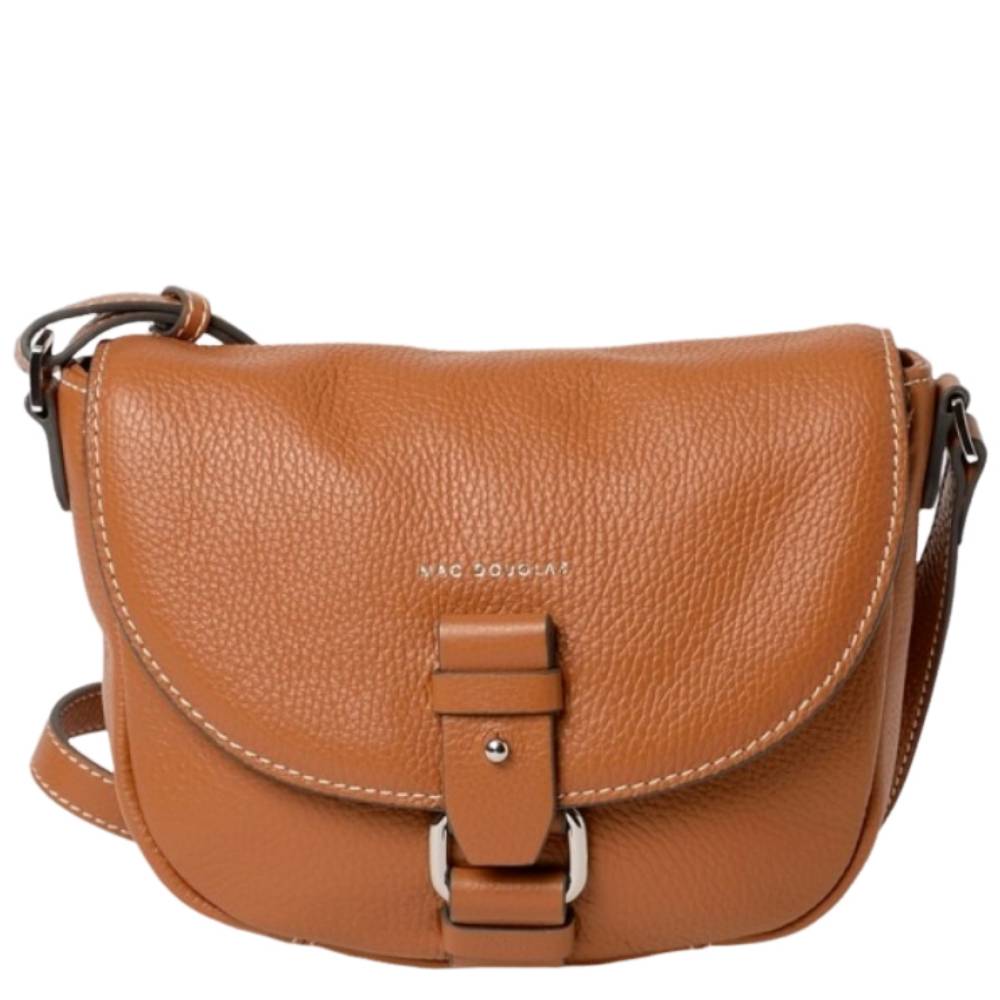 Sac besace a rabat Mac Douglas Treck Magda S en cuir