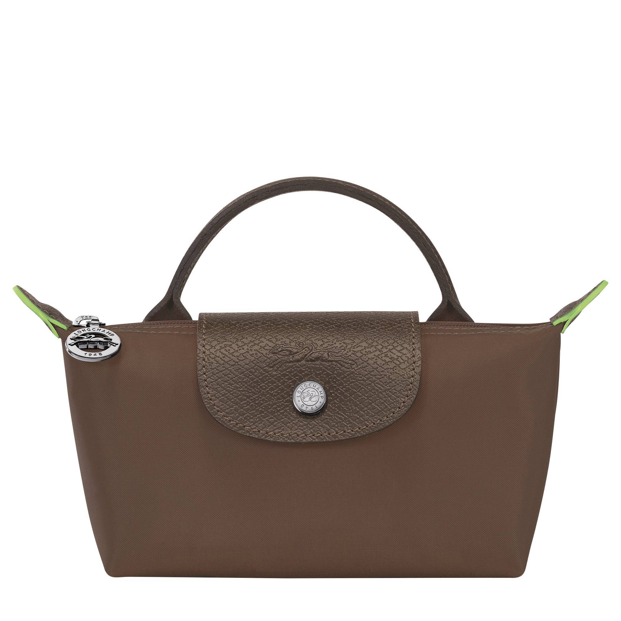 Trousse Longchamp Le Pliage Green avec Poignee 34175919