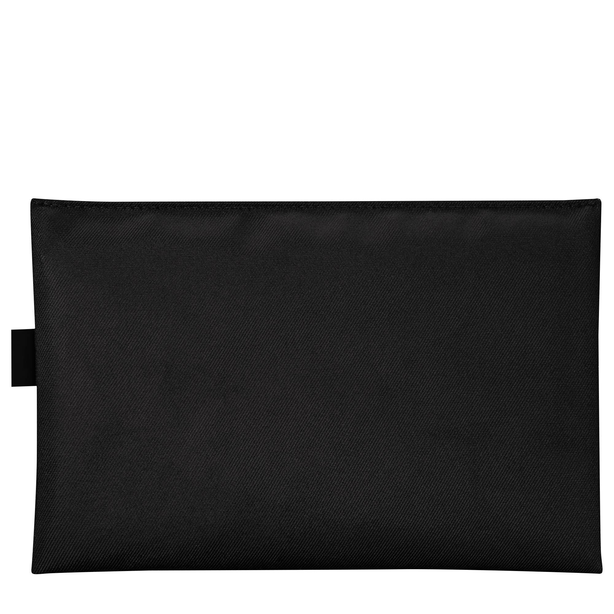 Pochette Longchamp imprimé logo 34217HSR 001 couleur noir, vue de  dos