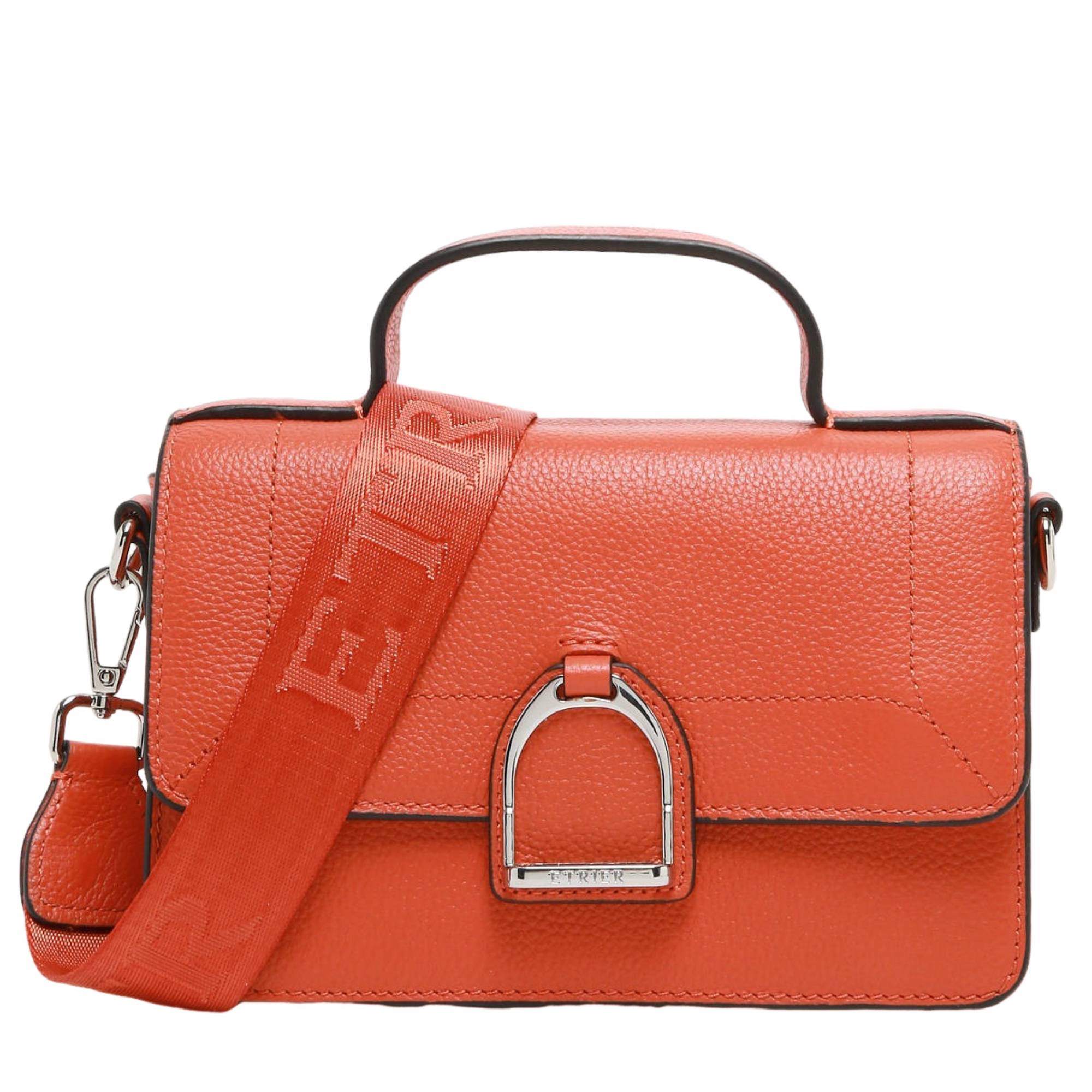 Sac bandoulière Etrier S en cuir Altesse EALT048S 709202 couleur sunset, vue de face