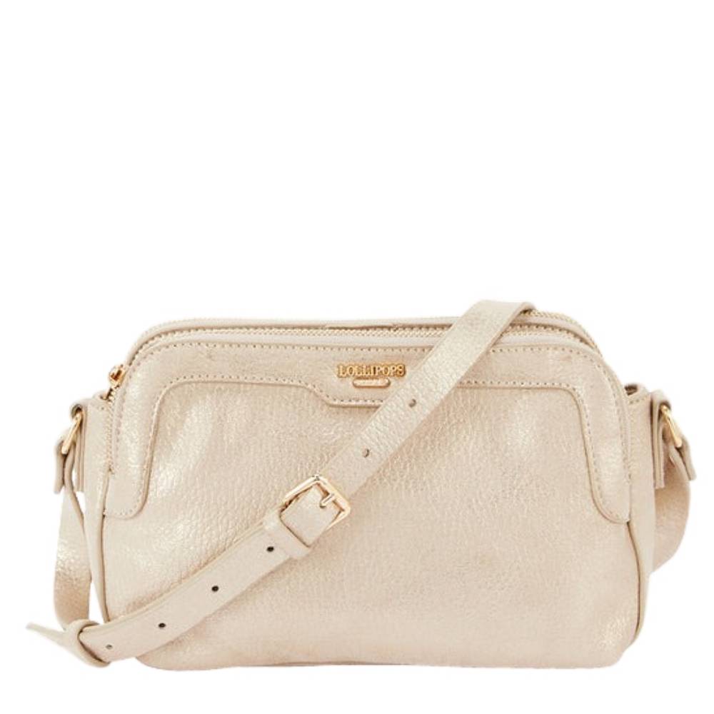 Sac bandoulière lollipops M multipoche Paz S287711 E0DX couleur beige, vue de face