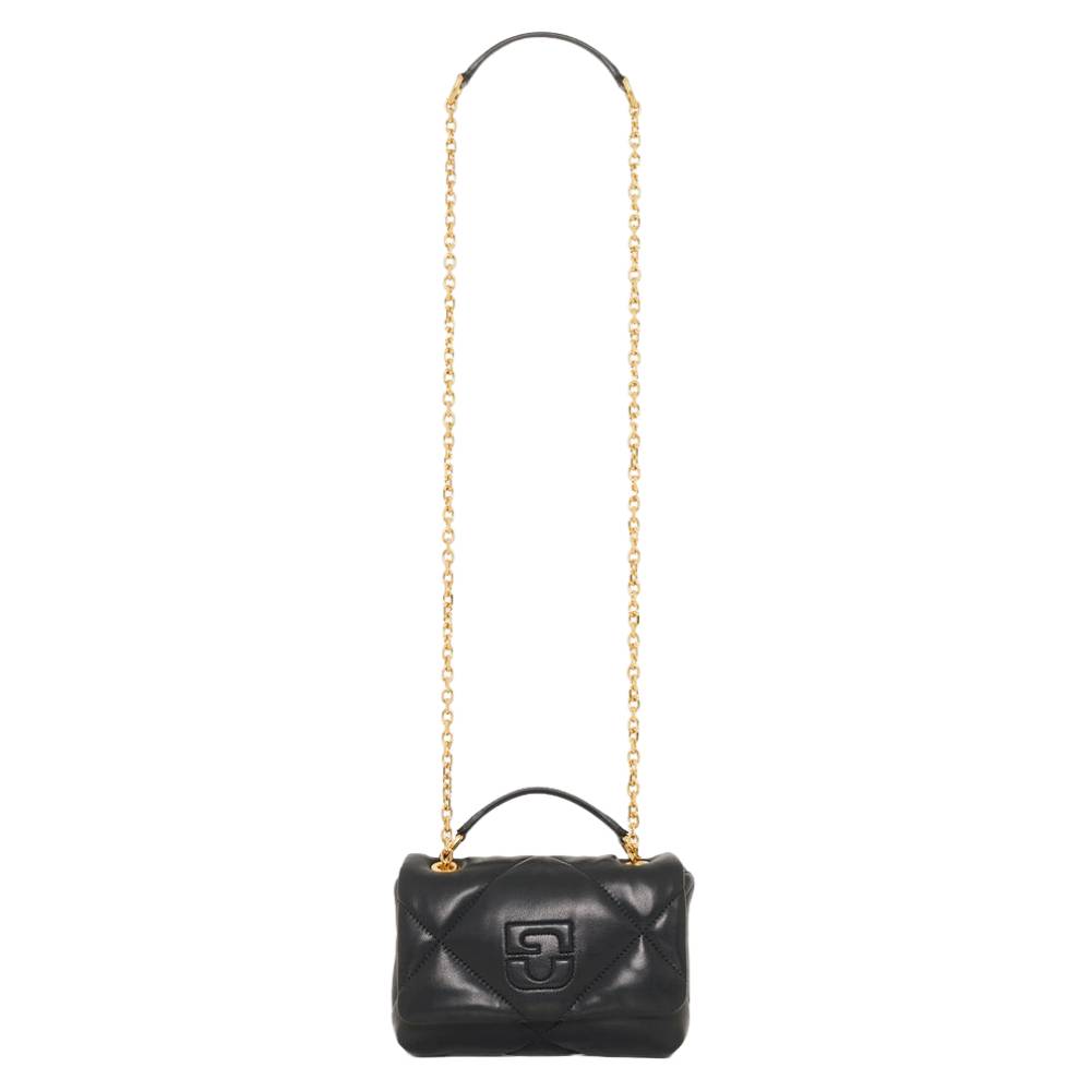 Mini sac porté travers Gerard Darel Le mini Fanny S87Y4579100, couleur noir, vue de face