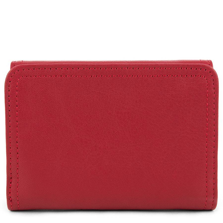 Portefeuille porte-monnaie Lancaster Mademoiselle Ana 172-17-ROUGE Rouge vue de dos