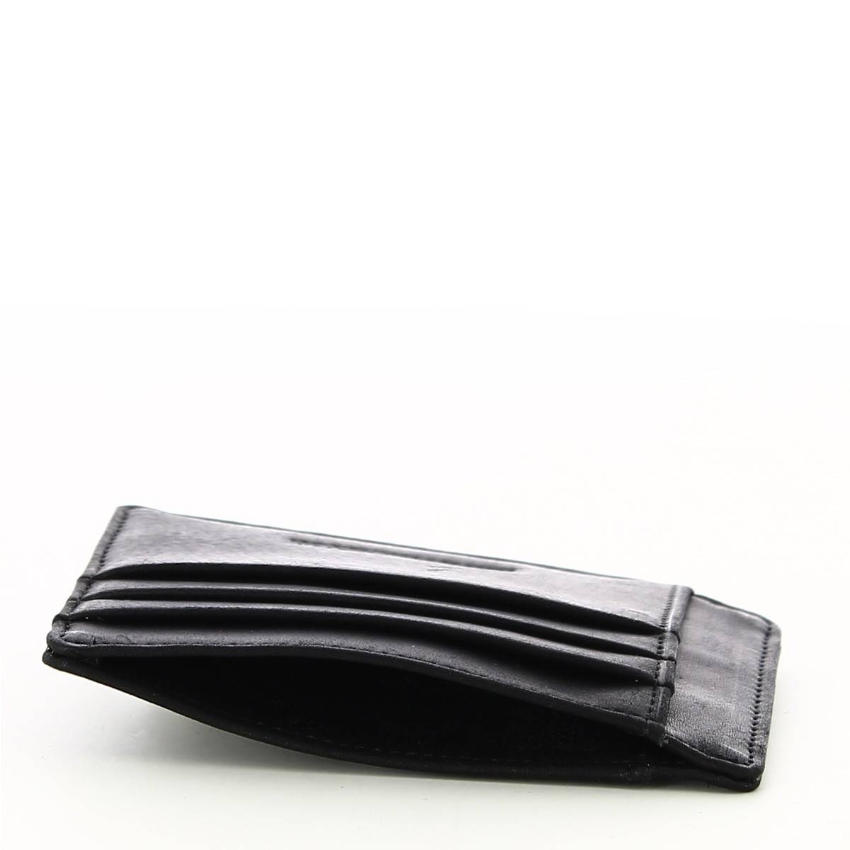 Porte cartes Arthur Aston Louis format mini cuir 94-147A couleur noir, vue intérieure