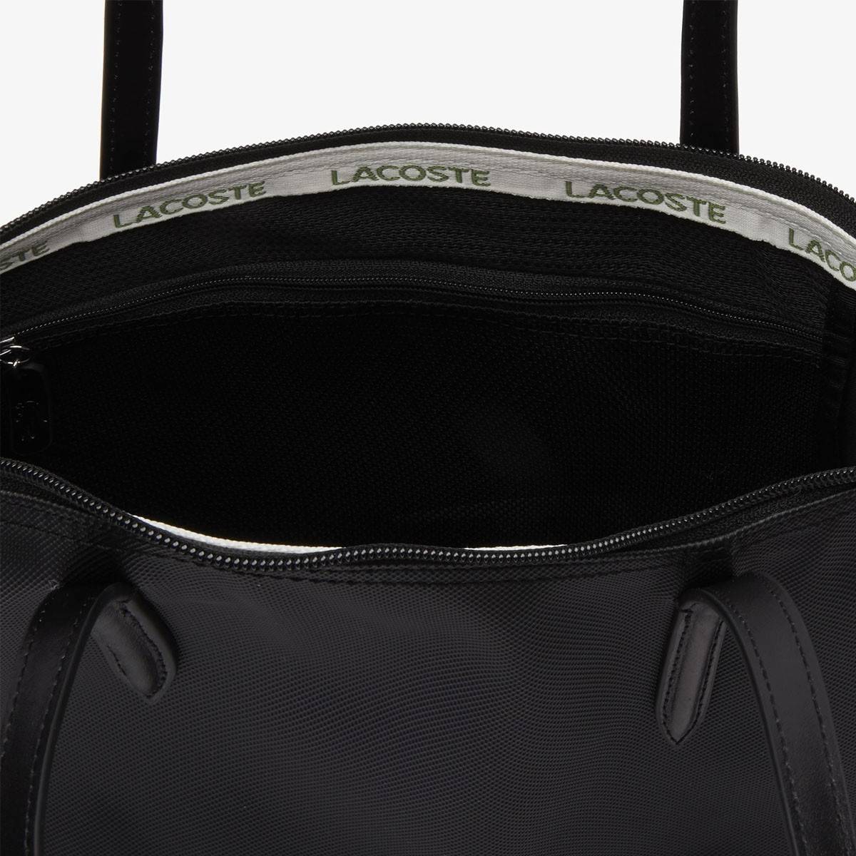 Petit sac cabas Lacoste Concept NF2037PO 000 Noir ouvert