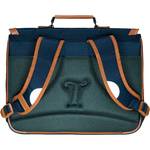 Cartable 38cm uni Tann's Les Signatures Camille 38111 Bleu Marine dos