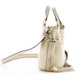 Petit sac seau cuir Lancel Premier Flirt A10109-42 Crème profil