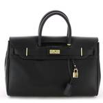 Grand sac porté main Mac Douglas Pyla Meryl S similicuir lisse PYLA-MERY-CS01-S Noir