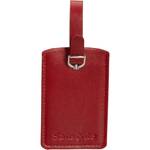 Porte-adresse rectangulaire x2 Samsonite 121307 1726 de couleur rouge, vue de face