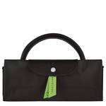 Sac de voyage L Longchamp Le Pliage Green L1624919001 Noir vue sur le sac replié avec étiquette