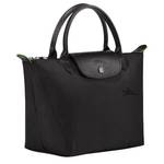 Petit sac à main S Longchamp Le Pliage Green L1621919001 Noir vue de côté