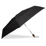 Parapluie bois deluxe Isotoner X-TRA solide 09487-NR3 couleur noir vue de côté