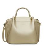 Grand sac Louisa Lancaster Foulonné Double Made in France 470-19-CHAMP_IN_NU Champagne In Nude vue de face