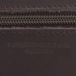 Sac porte-documents Les Ateliers Fourès Baroudeur cuir gras 9509 Mustang (Marron foncé) détail au dos