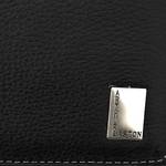Porte-cartes italien Arthur & Aston Novak en cuir 576499 Noir détail logo