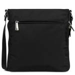 Sac trotteur Lancaster multipoches Basic Verni 514-59 couleur noir vue de dos