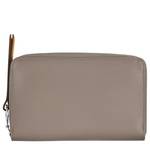 Portefeuille compact Longchamp Le Pliage City L3622HYQ 015 couleur taupe vue de face