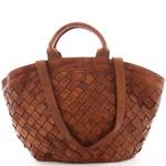 Sac porté main/épaule Biba Lewisburg LEI1L couleur cognac vue de face