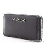 Grand portefeuille zippé Valentino Bags Divina VPS1R4155G 001 noir côté