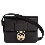 Petit sac bandoulière S Longchamp Box-Trot 10174HAU001 Noir vue de face