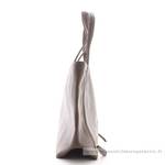 Grand sac shopping Fuchsia porté épaule Cara F1598-1TAU couleur taupe vue de côté