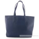 Grand sac shopping Fuchsia porté épaule Cara F1598-1BM couleur bleu marine vue de dos
