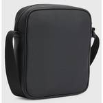 Mini sacoche reporter avec logo métal Tommy Hilfiger Stripe AM10297 BDS couleur noir, vue de dos