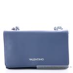 Sac Valentino Bags bandoulière chaîne à rabat VBS6L501E18 bleu vue de face