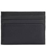 Porte-cartes Tommy Hilfiger en cuir Premium AM0AM10240 BDS noir couleur noir vue de dos