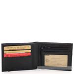 Porte cartes + monnaie en cuir de vachette Arthur & Aston 1438-573 A couleur noir ouvert