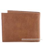 Porte cartes + monnaie en cuir de vachette Arthur & Aston 1438-573 B couleur cognac vue de dos