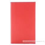 porte chéquier en cuir Arthur & Aston 2023-206-E couleur rouge, vue de face
