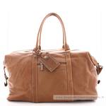 Sac de voyage homme en cuir Arthur & Aston Johany 2028-22-B couleur Cognac vue de dos