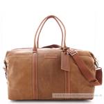 Sac de voyage Arthur & Aston Marco cuir 2158-18 couleur cognac vue de face