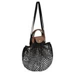 Sac porté épaule Longchamp Le Pliage Filet 10121HVH001 noir profil