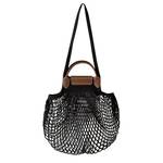 Sac porté épaule Longchamp Le Pliage Filet 10121HVH001 noir dos